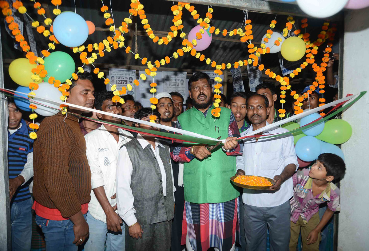 RPI Leader Ramdas Athawale in Kolkata.