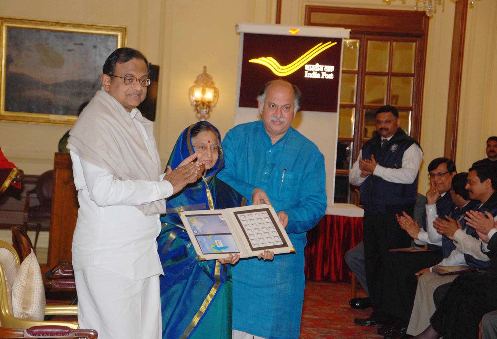 STAMP RELEASE FUNCTION AT RASHTRAPATI BHAVAN.