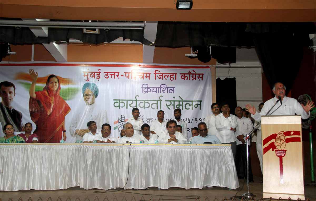 M.P.& EX.UNION MINISTER GURUDAS KAMAT & MINISTER SUHRESH SHETTY AT ANDHERI.