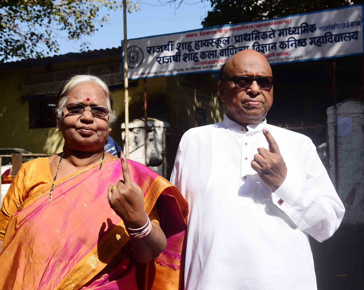 Mumbai Leaders to Cast Vote.