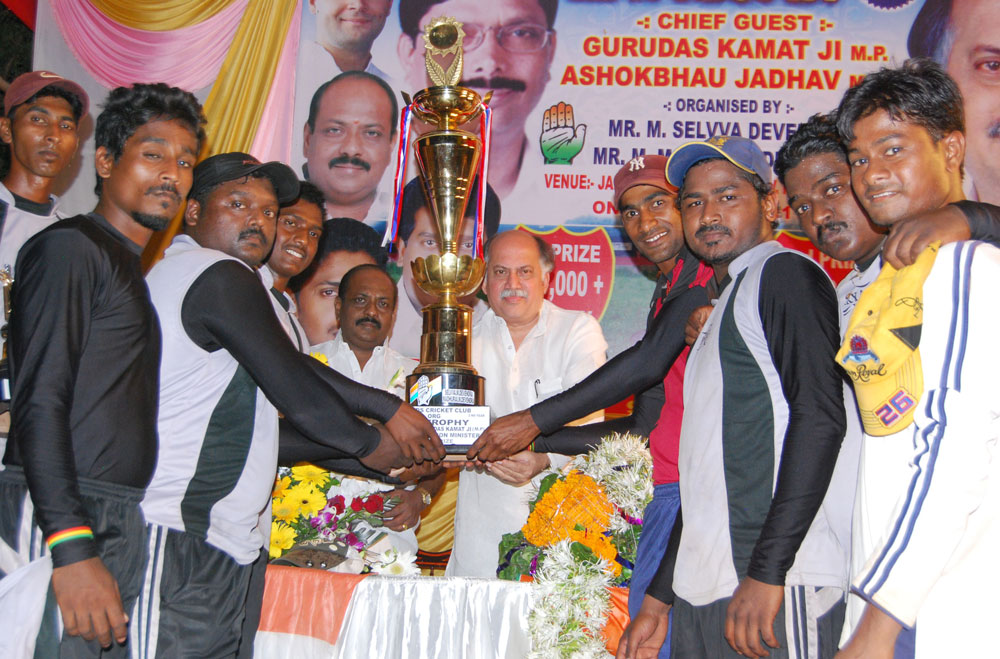 UNION MINSTER OF STATE HOME & TELE COMMUNICATIONS AND IT SHRI.GURUDAS KAMAT AT JUHU JAMNABAI GROUND.