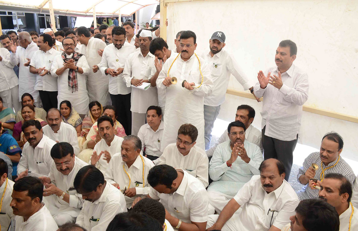 3rd Day Monsoon Assembly Session at Vidhan Bhavan in Mumbai.