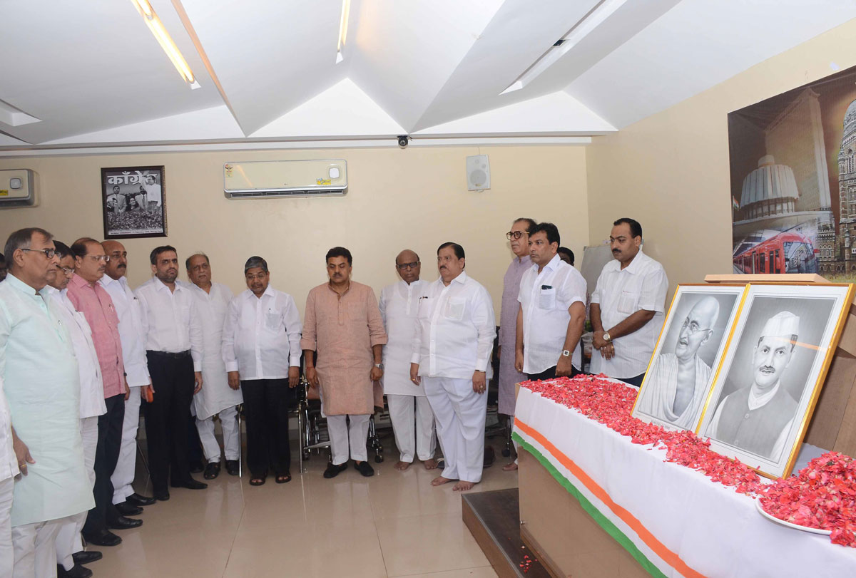 Tribute to Father of Nation Mahatma Gandhi & Late Prime Minister Lal Bahadur Shastri Birth Anniversary in Mumbai by MRCC.