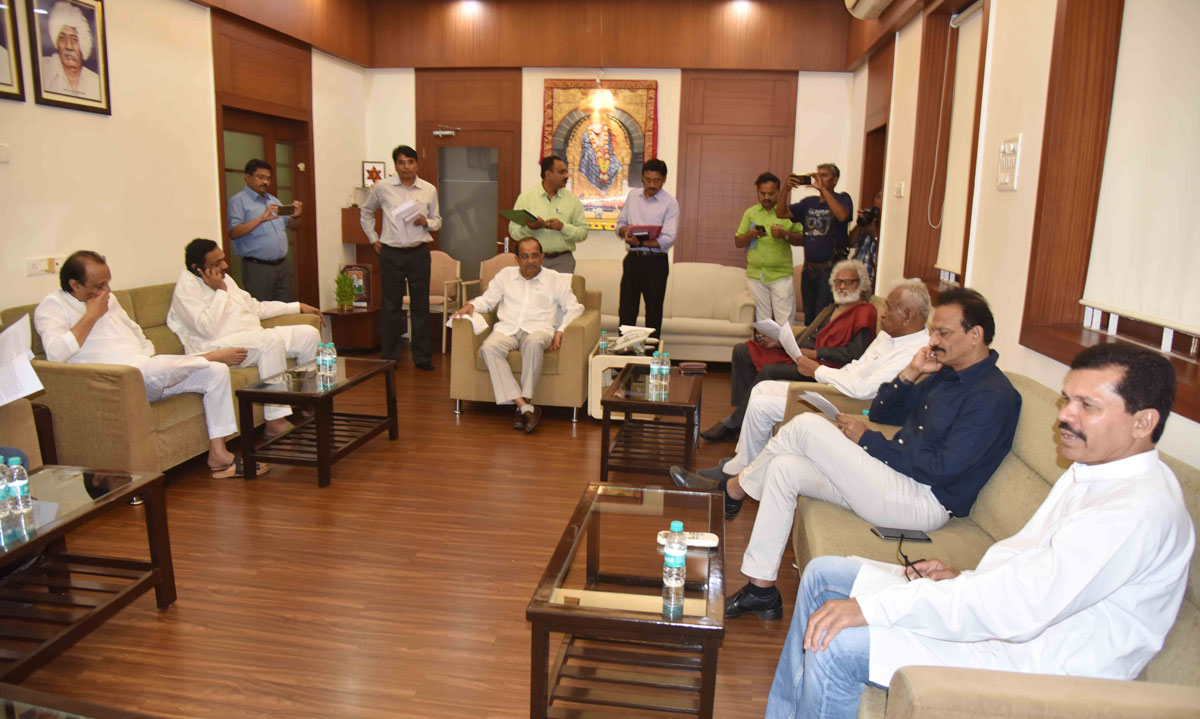 Opposition Leaders Meeting & Press Conference at A-6 Bunglow.
