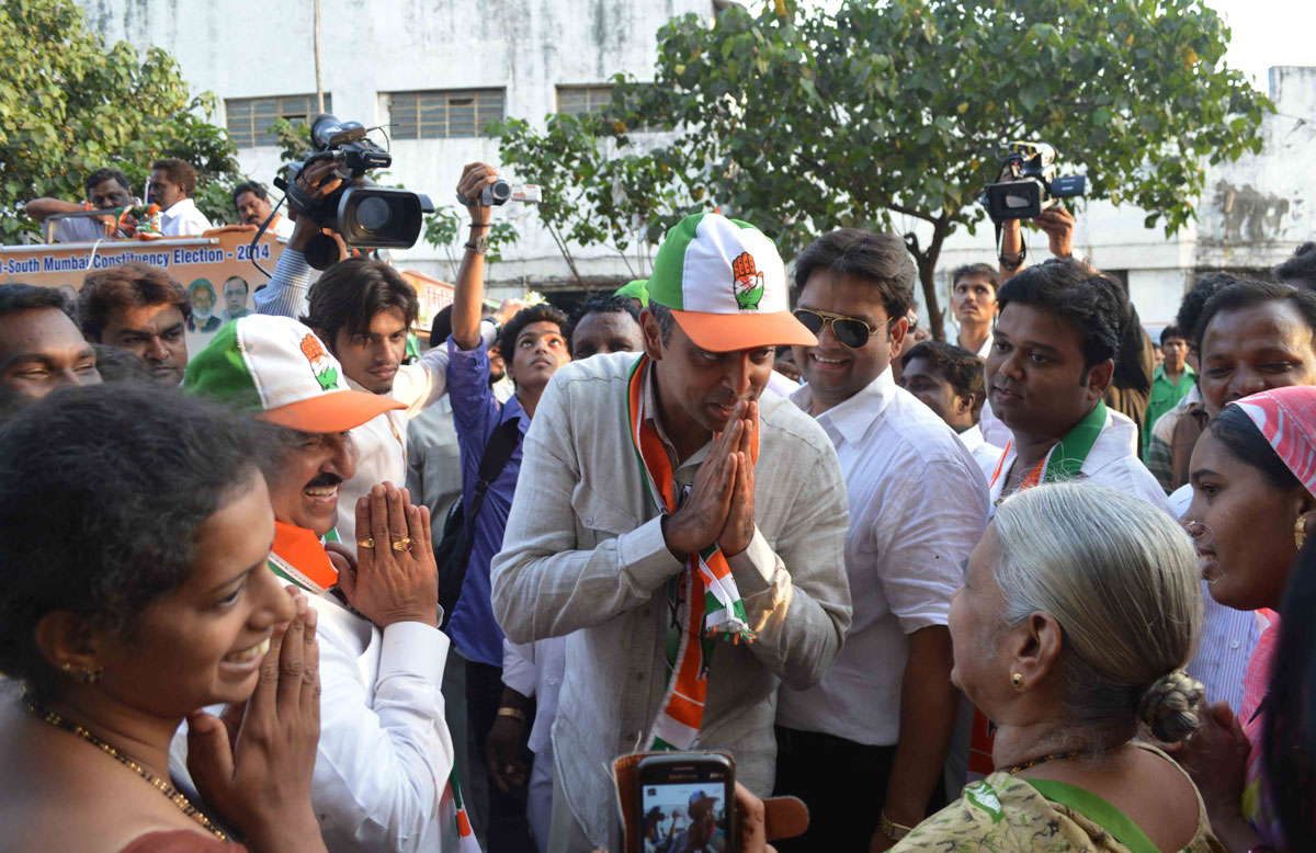 Election Campaign Rally & Padyatra of MP. Candidate Milind Deora.