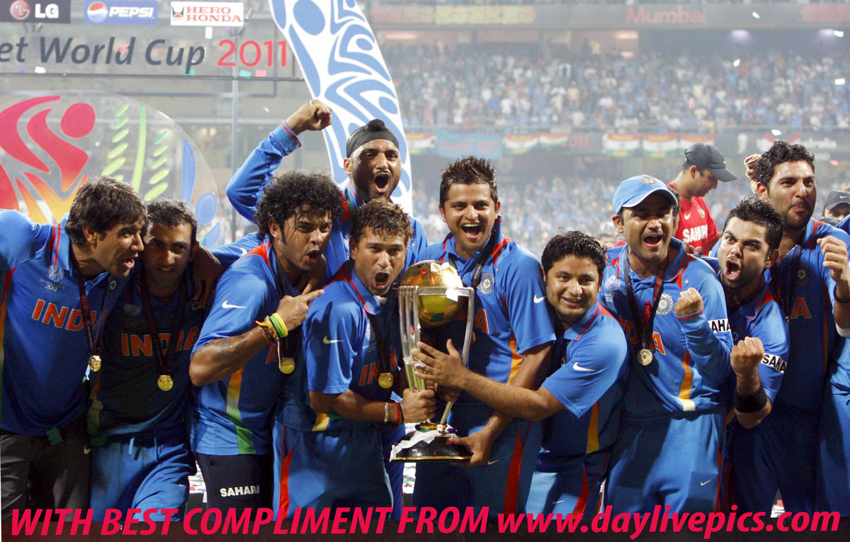 WORLD CUP 2O11 AT WANKHEDE STADIUM.