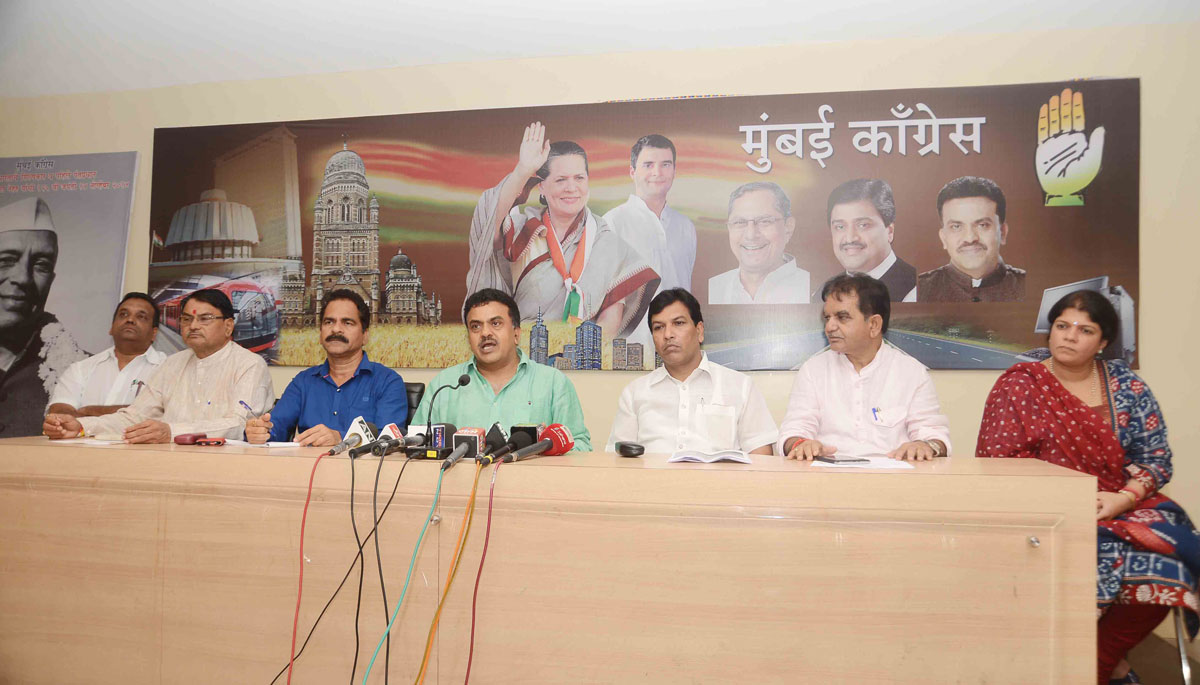 MRCC President Sanjay Nirupam Press Conference.