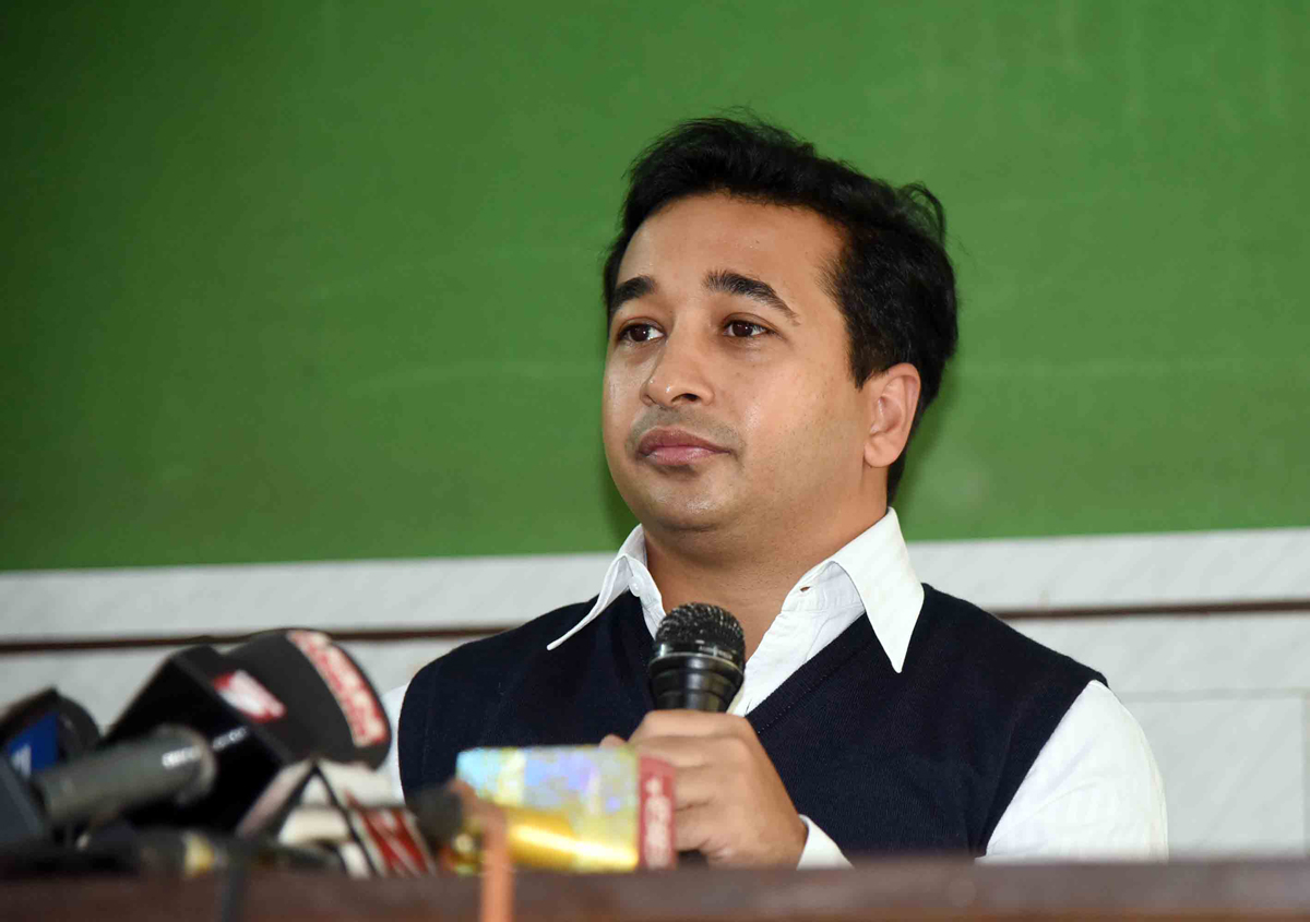 MLA Nitesh Narayanrao Rane Press Conference.