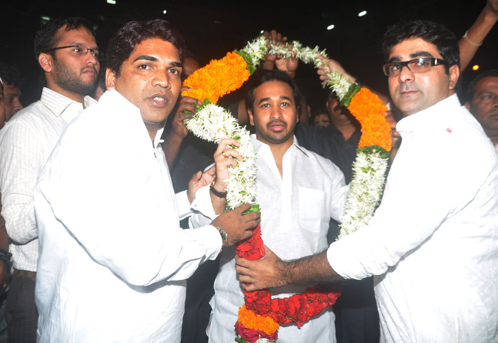 SWABHIMAN PRESIDENT NITESH NARAYANRAO RANE AT BANDRA.