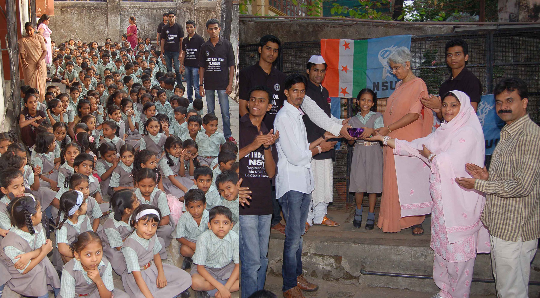 NSUI MUMBAI CITY PRESIDENT HEENA VIJAY KANOJIA CELEBRATED CHILDREN'S DAY ON CHACHA NEHRU BIRTH ANNIVERSARY.