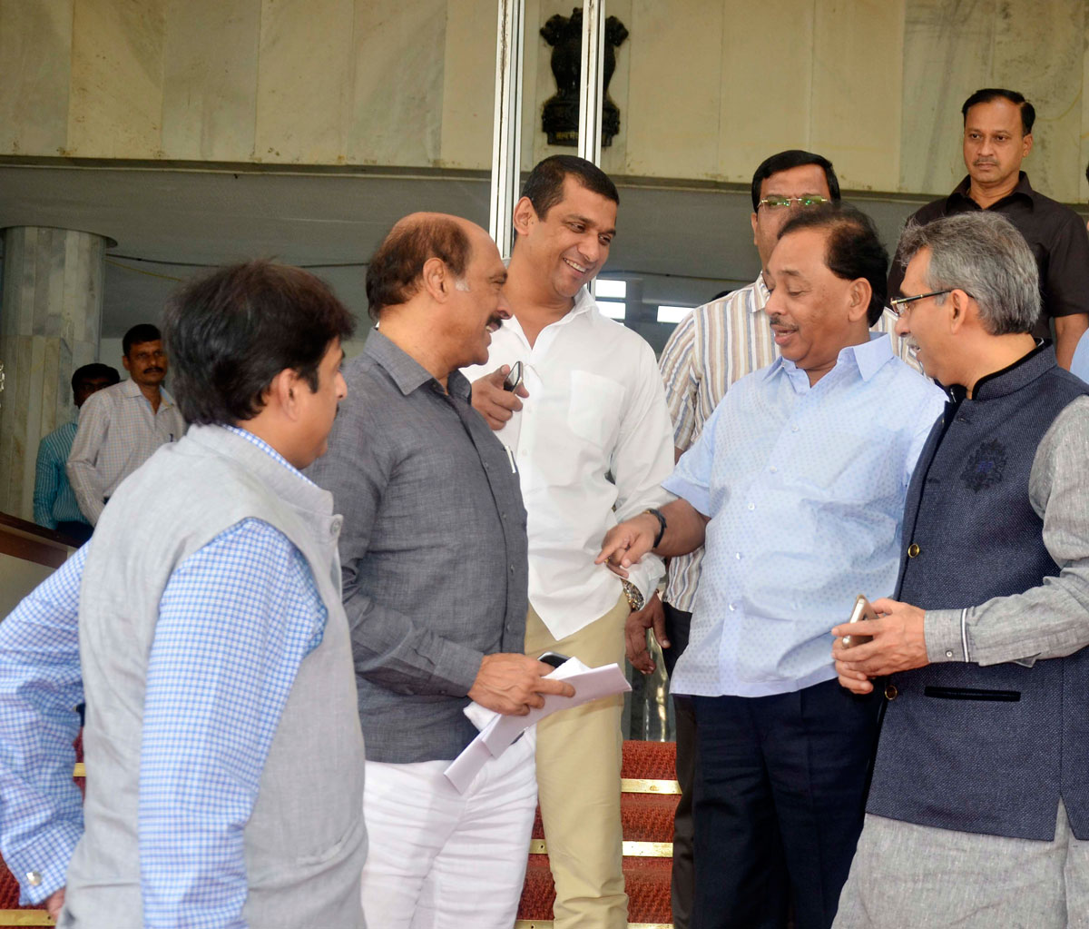 9th Day Monsoon Assembly Session at Vidhan Bhavan Mumbai.
