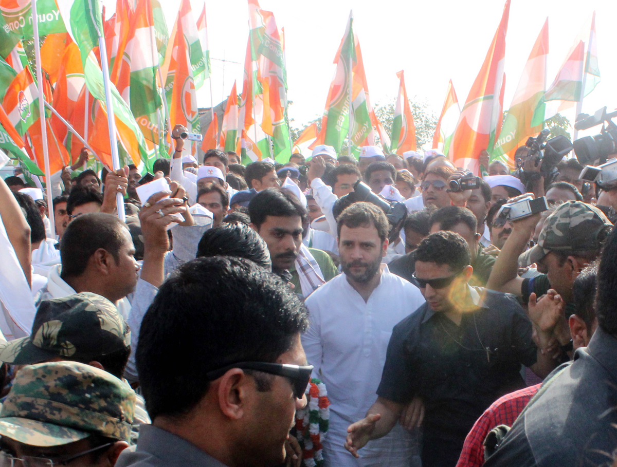 Congress Yuva Leader MP Rahul Gandhi visited Villages in Vidharba Maharashtra.