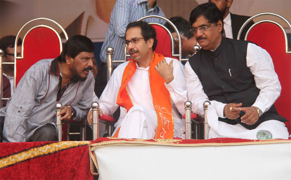 RPI PARTY (A) CELEBRATING ON 55TH ANNIVESARY DAY AT KAMGAR MAIDAN PAREL.