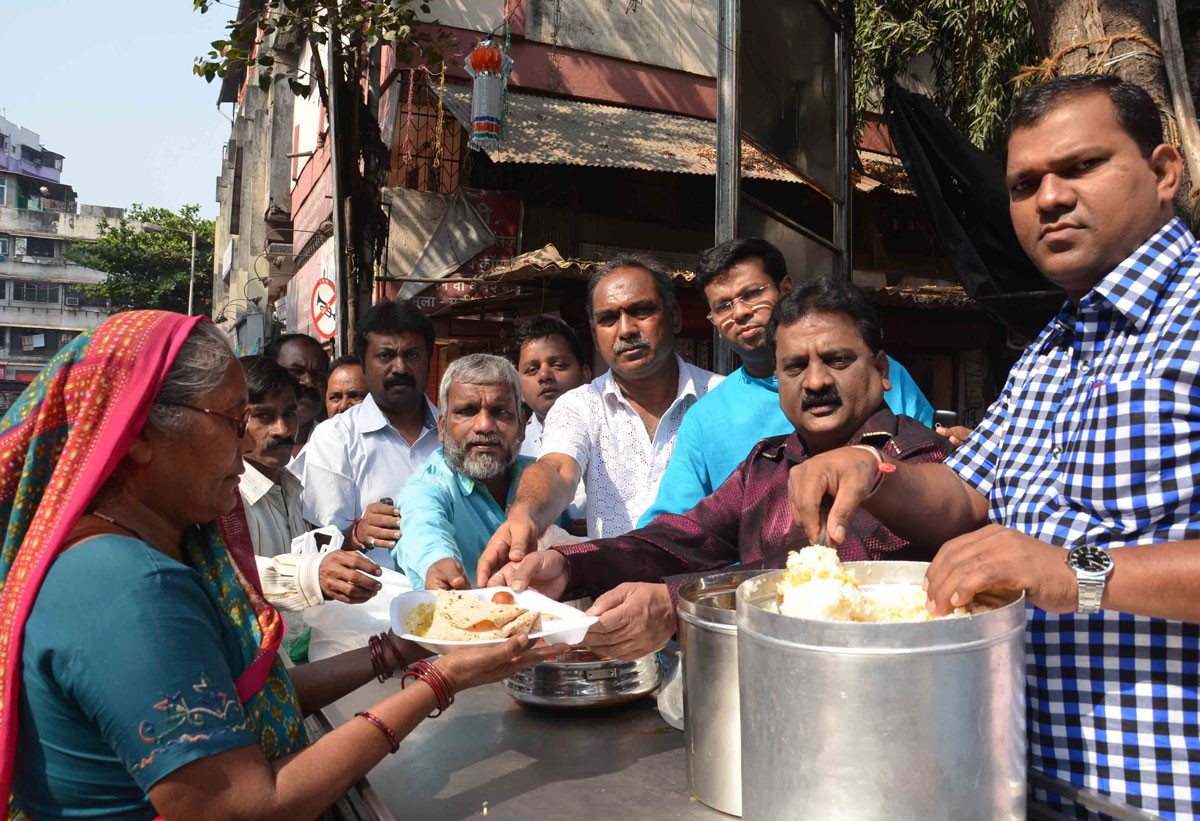 RPI PRESIDENT RAMDAS ATHAWALE BIRTHDAY CELEBRATION AT THANE.