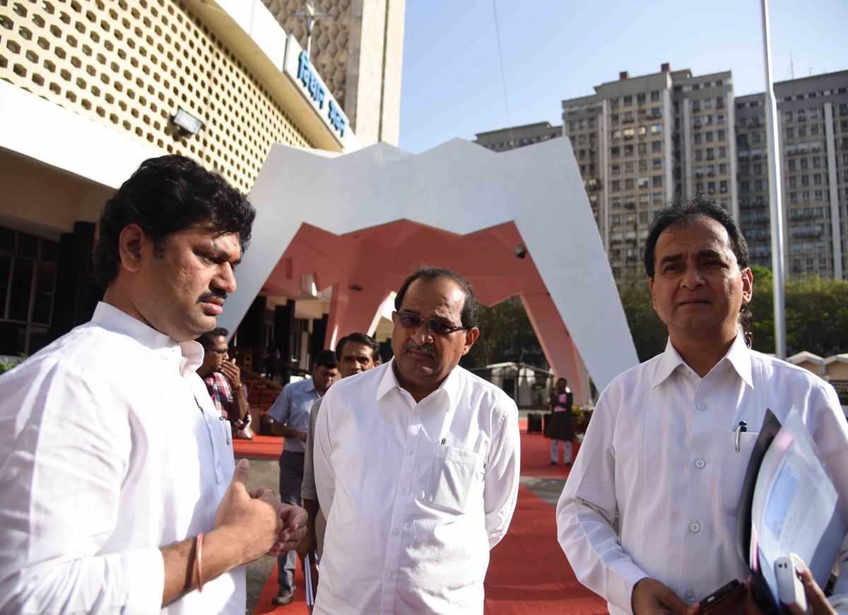 8th Day "Budget Session 2016" at Vidhan Bhavan in Mumbai.