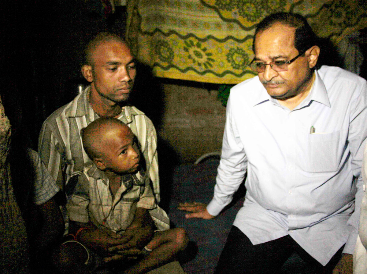 LoP Radhakrishna Vikhe patil visit Palghar Dist Mokhada Tribal Area.