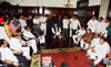 AICC Vice President Rahul Gandhi During Press Conference at MCA Club BKC Bandra in Mumbai.