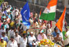 EX.MINISTER & MLA CHANDRKANT HANDORE IN RALLY OF CONGRESS-NCP & PRP CANDIDATE SANGITA HANDORE  AT CHEMBUR WARD NO.148.