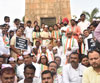 "Save Constitution Save India" Congress Party Protest at Mumbai.