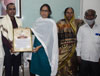 Minister Varshatai Gaikwad Felicitate Global Teacher Award 2020 Winner Ranjitsingh Disale at Bunglow B-4 Opposite Mantralaya.