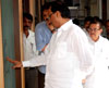 EX.CHIEF MINISTER AJIT PAWAR & NCP PRADESH PRESIDENT MADHUKARRAO PICHAD AT NCP BHAVAN NARIMAN POINT.
