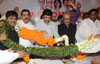 Mumbai Congress welcomes AICC Minority President Adv.Khurshid Ahmed Sayyed at Mumbai Rajiv Gandhi Bhavan.