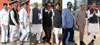 LEADERS at Nagpur vidhan bhavan on 1st day of winter session. LEADERS at Nagpur vidhan bhavan on 1st day of winter session.