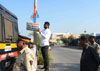 Mumbai NSUI Protest at American Ambassy Bandra Kurla complex.