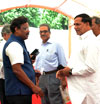 Leaders at Vidhan Bhavan during ongoing Maharashtra Monsoon Assembly Session.
