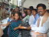 Shivsena MP.Arvind Sawant during Free Note Book Distribution Programme at Dongri.