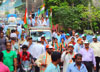 184-Byculla Assembly Congress Candidate Madhu Chavan Rally at Mazgaon Dockyard.