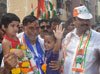 175-Kalina Assembly Congress Candidate Kripashankar Singh Padyatra Rally.