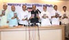 MPCC Leader's Released Book on Rulling BJP-Shivsena Government "Ghoshanabaaj Sarkarche 100 Divas" at Gandhi Bhavan.