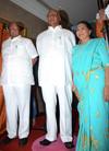 The Unveiling Ceremony of the "Wax Model" of Hon'ble Sharad Pawarji & Asha Bhosaleji at MCA Lounge in Wankhede Stadium.
