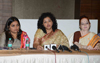 Mumbai Regional Mahila Congress Committee Press Conference at Master Chef Hotel Dahisar. Addressed by Mahila Congress National President Smt.Shobha Oza.