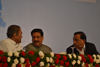 CHIEF MINISTER PRITHVIRAJ CHAVAN,UNION MINISTER PRAFUL PATEL & MINISTER NARAYAN RANE IN ADVANTAGE VIDARBHA-2013 INDUSTRIAL SEMINAR AT NAGPUR.