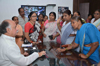 EX.UNION MINISTER & MP.GURUDAS KAMAT AT D.N.NAGAR ANDHERI OFFICE.