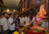 MINISTER NARAYANRAO RANE AT GANESH GALI FOR GANESH DARSHAN.