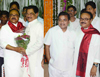 PWD & TOURISM MINISTER CHAGAN BHUJBAL ON HIS 66th BIRTHDAY CELEBRATED IN MUMBAI AT RAMTEK BUNGALOW.