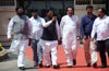 BJP State President Raosaheb Danve & MP Amar Sable At Vidhan Bhavan.