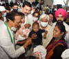 Congress Party Leaders  on occasion of Rahulji Gandhi Birtjhday with Malnourished Childrens Adoption Program at MRCC.