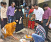 MUNICIPAL CORPORATER MANOJ JAMSUTKAR BHOOMI PUJAN OF WORK AT NAGPADA.