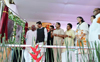 UNION MINISTER MALLIKARJUN & CHIEF MINISTER PRITHVIRAJ CHAVAN AT KURLA TERMINUS.
