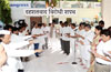 CONGRESS LEADER'S PAYING TRIBUTE TO LATE PRIME MINISTER RAJIV GANDHI ON HIS DEATH ANNIVERSARY AT MUMBAI CONGRESS RAJIV GANDHI BHAVAN.