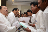 DY.CHIEF MINISTER AJITDADA PAWAR & NCP STATE PRESIDENT MADHUKARRAO PICHAD IN JANTA DARBAR AT NCP BHAVAN.