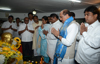 NEWLY APPOINTED MUMBAI CONGRESS PRESIDENT PROF. JANARDAN CHANDURKAR AT CHAITYA BHOOMI DADAR.