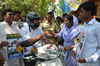 SOUTH MUMBAI NSUI STUDENT CAMPAIGN FOR ROAD SAFETY AT BYCULLA.