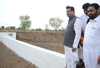 CHIEF MINISTER PRITHVIRAJ CHAVAN & MINISTER DR.NITIN RAUT LAUNCHED RAIN WATER HARVESTING AT SATARA GONDAWALE MAAN TALUKA.