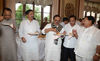 CHIEF MINISTER PRITHVIRAJ CHAVAN TEA PARTY BEFORE SESSION AT SAHYADRI GUEST HOUSE MALBAR HILL.