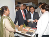MINISTER NARAYANRAO RANE AT WTC DURING 3RD GES AT WTC.